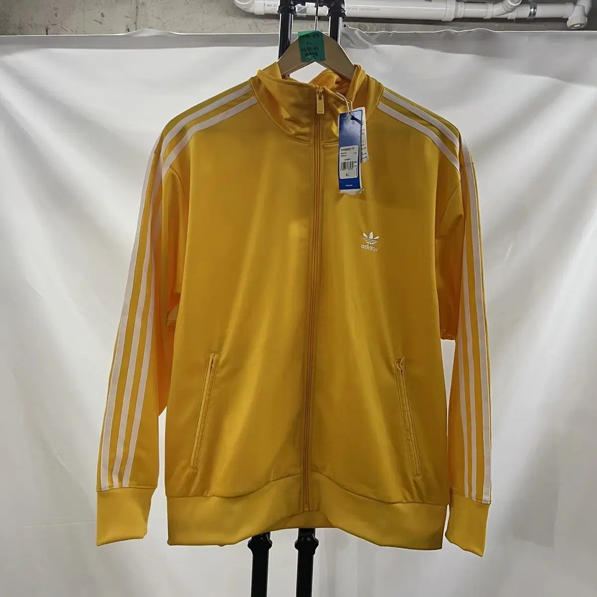 [Authentic/XL] *New Adidas Firebird Yellow Track Top/Jersey