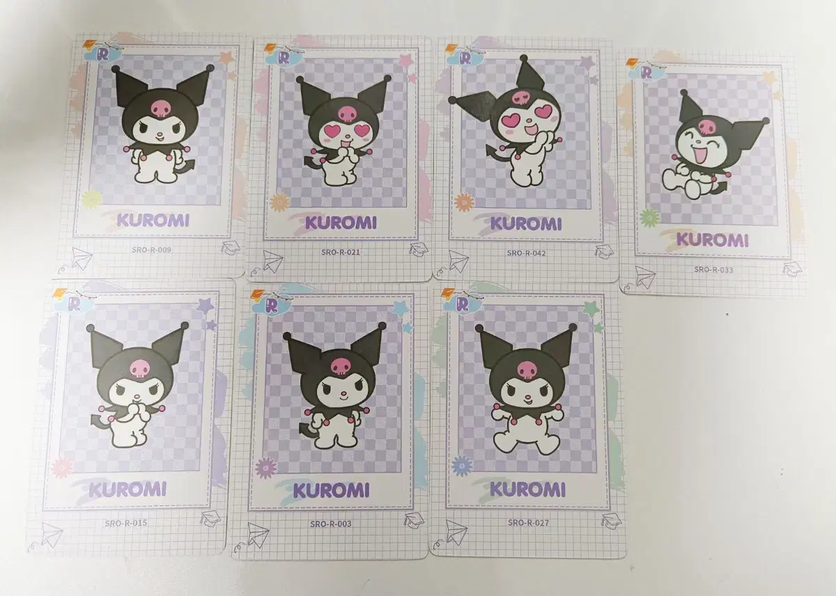 Sanrio Photocard Character Collector's kard Kuromi R-Kard Set sell 1st Edition