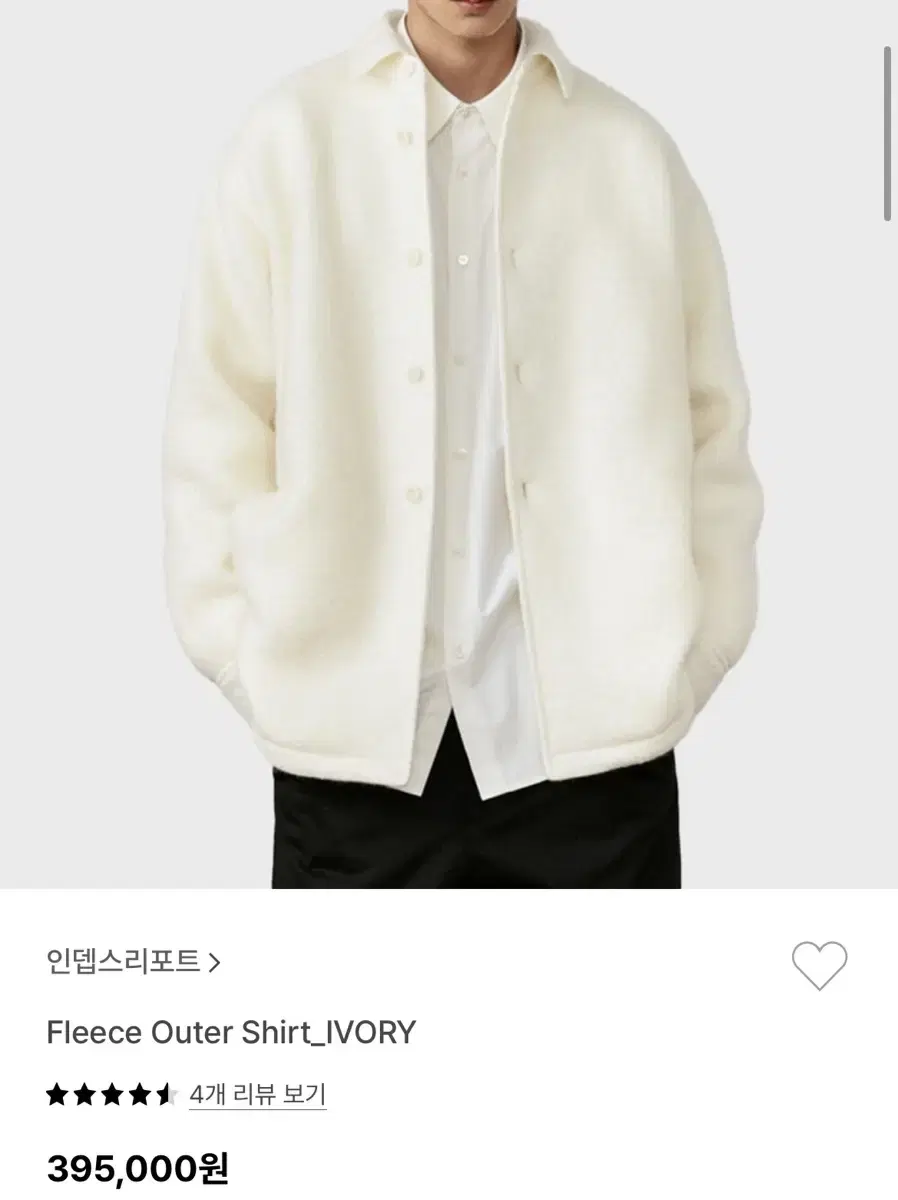 IDR 인뎁스리포트 - Fleece Outer Shirt