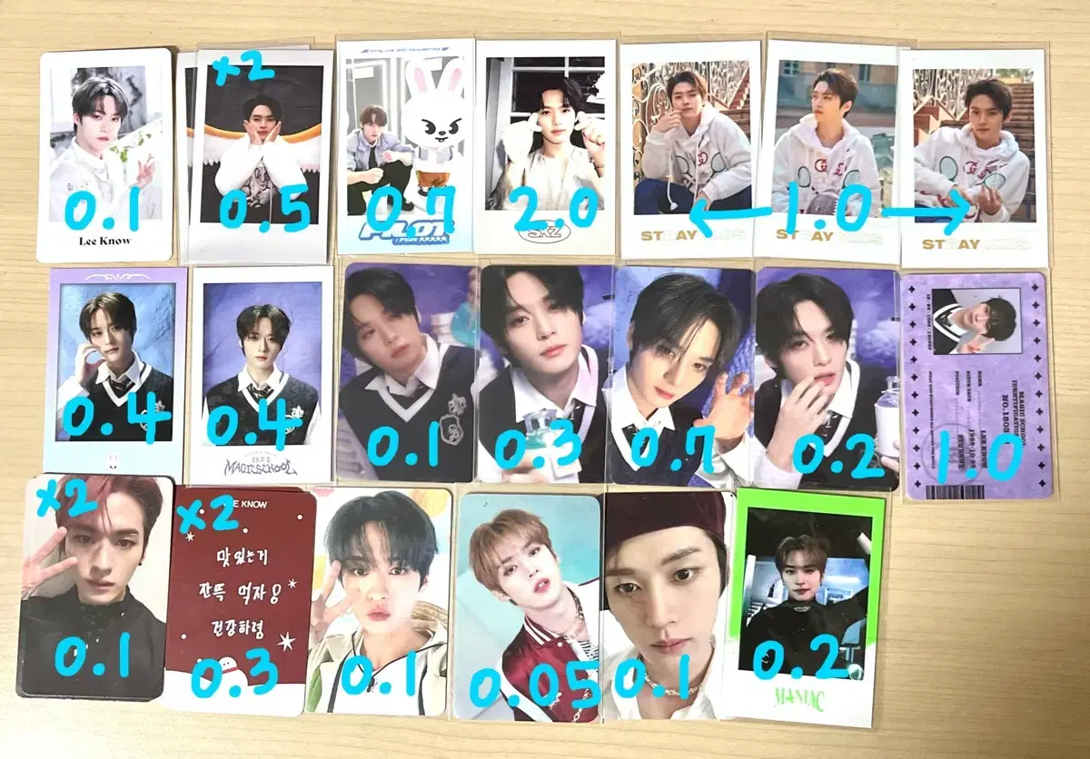 skz lee know photocard Quick sale unreleased photocard alpo chop pola wts