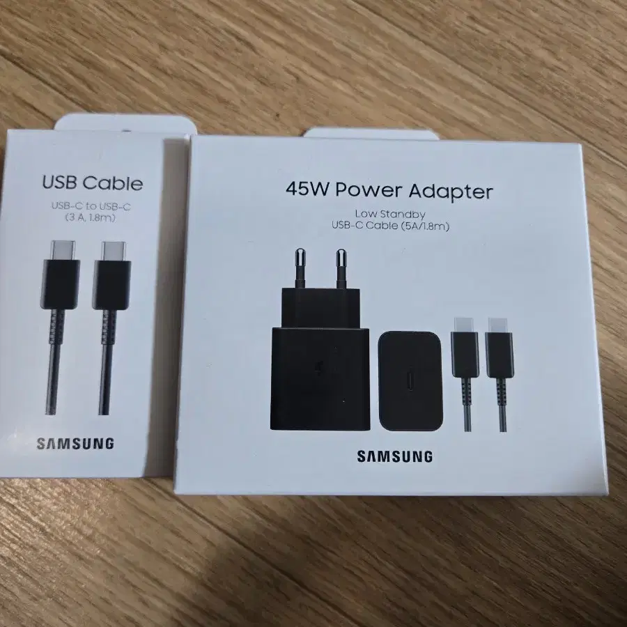 45w초고속 삼성 정품 충전기셋트 + 1.8m롱usb