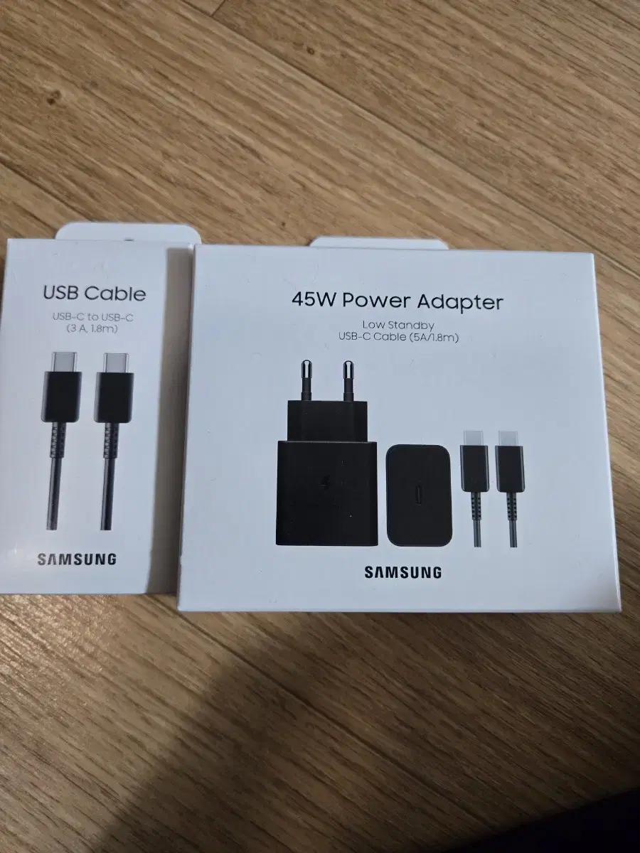 45w초고속 삼성 정품 충전기셋트 + 1.8m롱usb