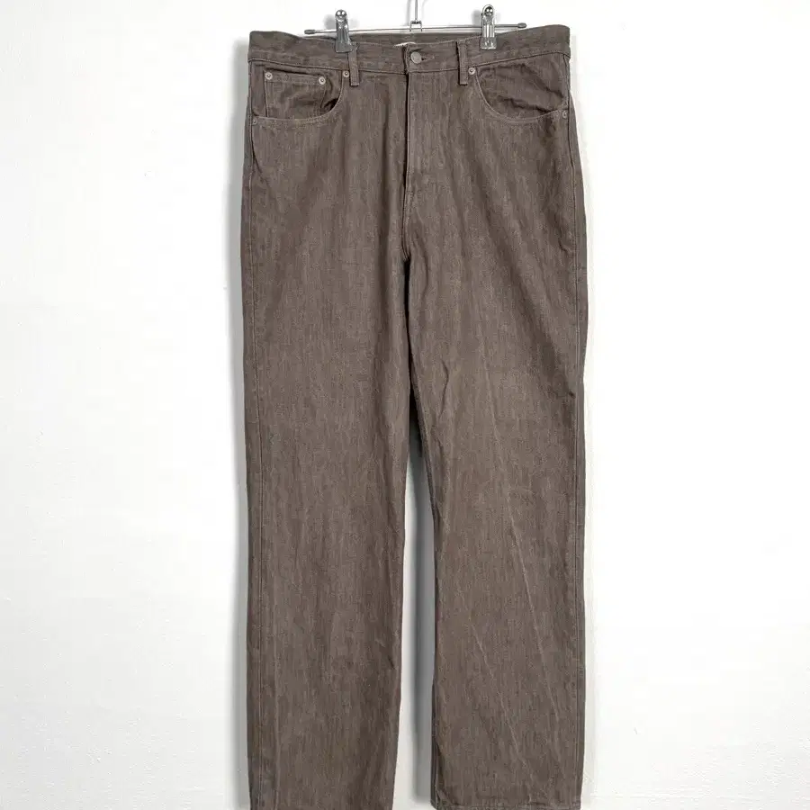 Auralee hard twist denim 5p pants