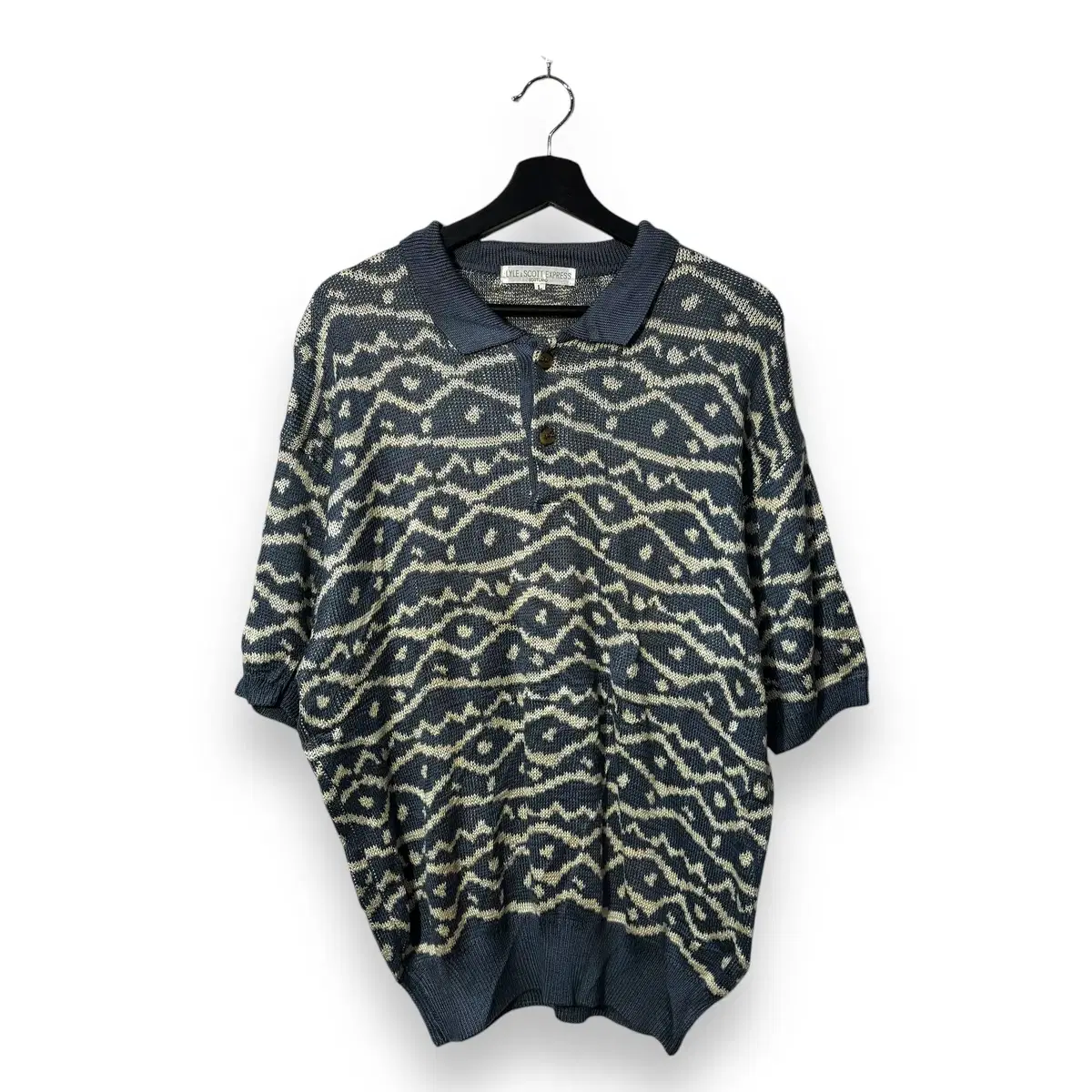 Manwon Shop Lyle & Scott Pattern Short Sleeve Knit