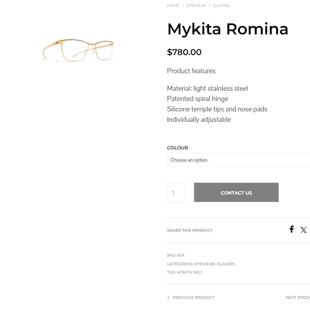 MYKITA 마이키타 독일 명품 초경량 안경테 0128