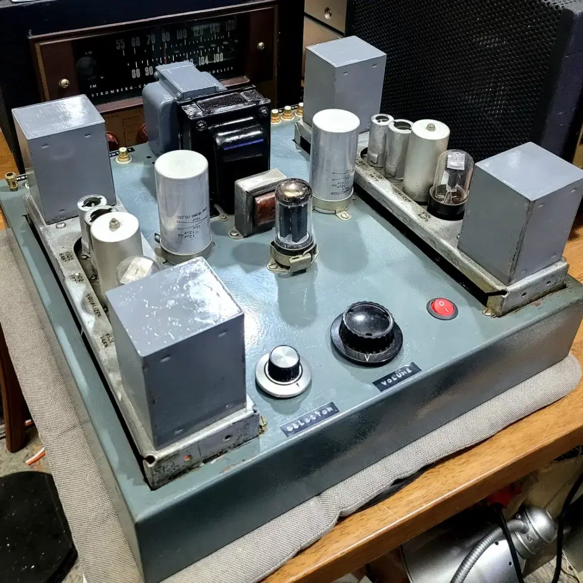 미국산 AMPEX 트랜스프리앰프