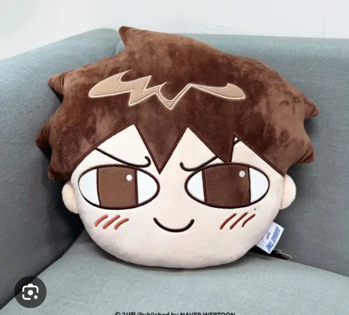 Garbage Time Wake-up Call Face Cushion Doll