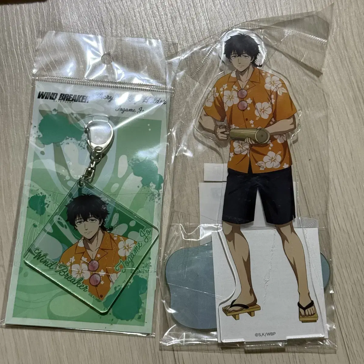 Windbreaker Winbre Togame Jo Animate Pair acrylic stand Keyring