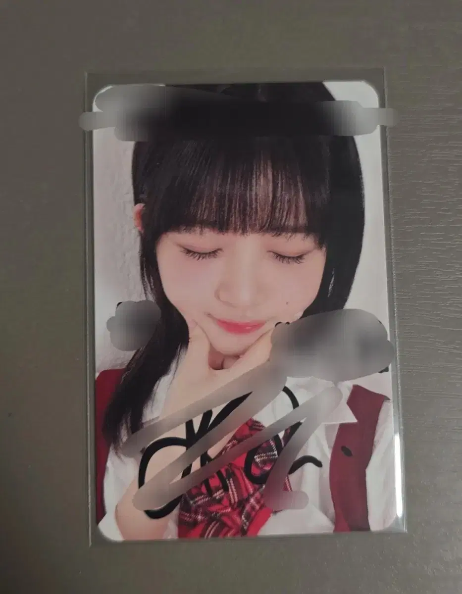 ive lay sign wts my photocard