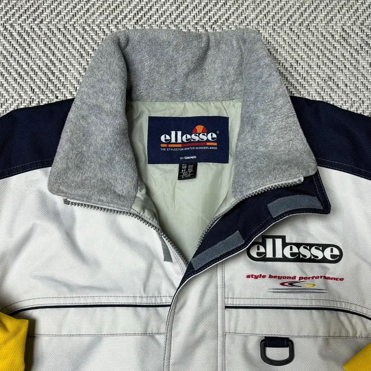 ELLESSE 엘레쎄 JPN 올드스쿨 바람막이 스키복 보드복 스키 카파