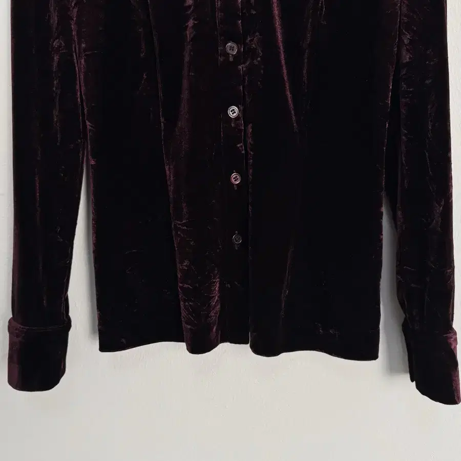 vintage velvet wine shirt