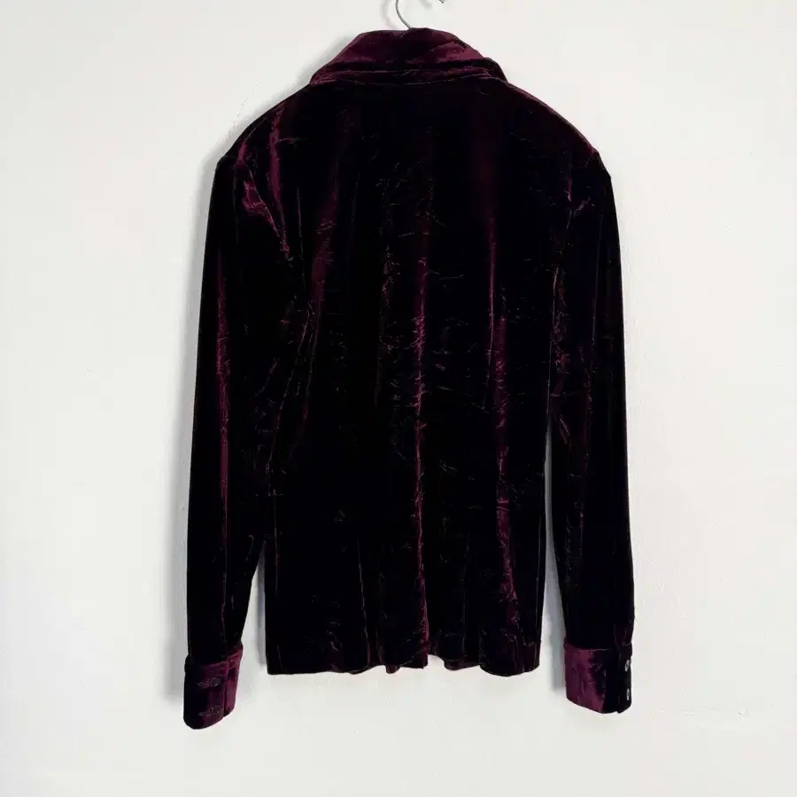 vintage velvet wine shirt