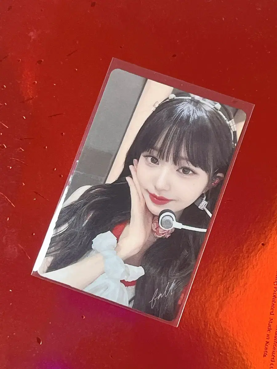 ive jang wonyoung wonyoung offline venue limited photocard poka