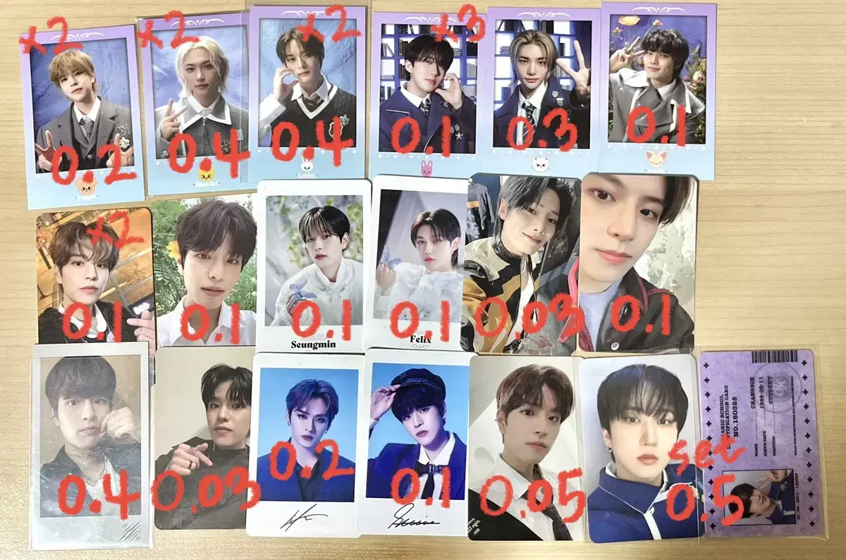 skz Quick sale cheap unreleased photocard photocard alpo wts