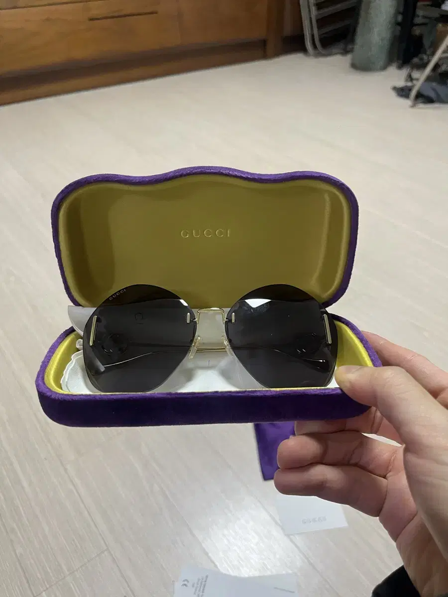 구찌 GUCCI 딥 블랙 선글라스 안경 안경테