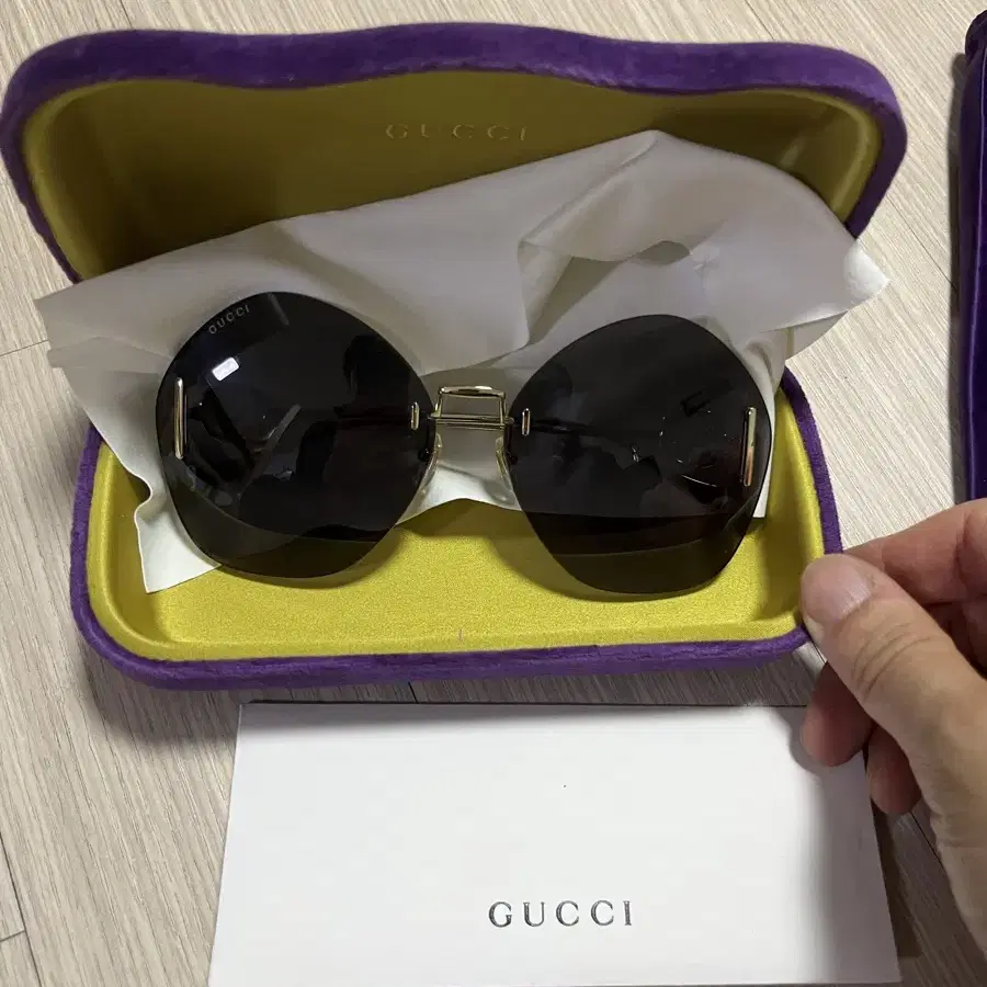 구찌 GUCCI 딥 블랙 선글라스 안경 안경테