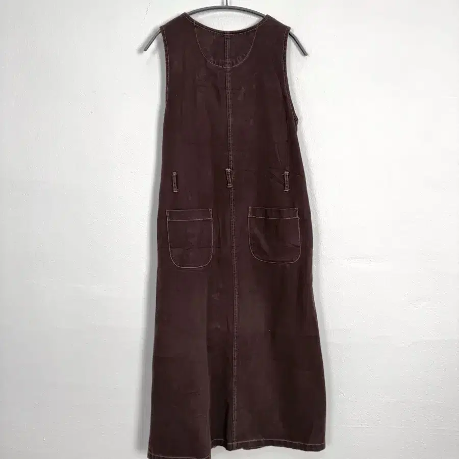 vintage twill buttoned work dress