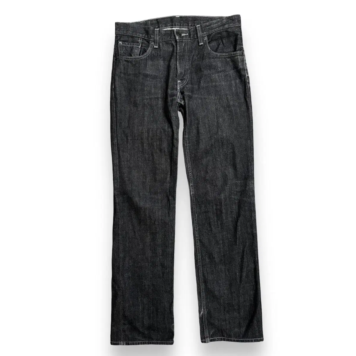 Levi's 502 Black and Blue Denim Pants