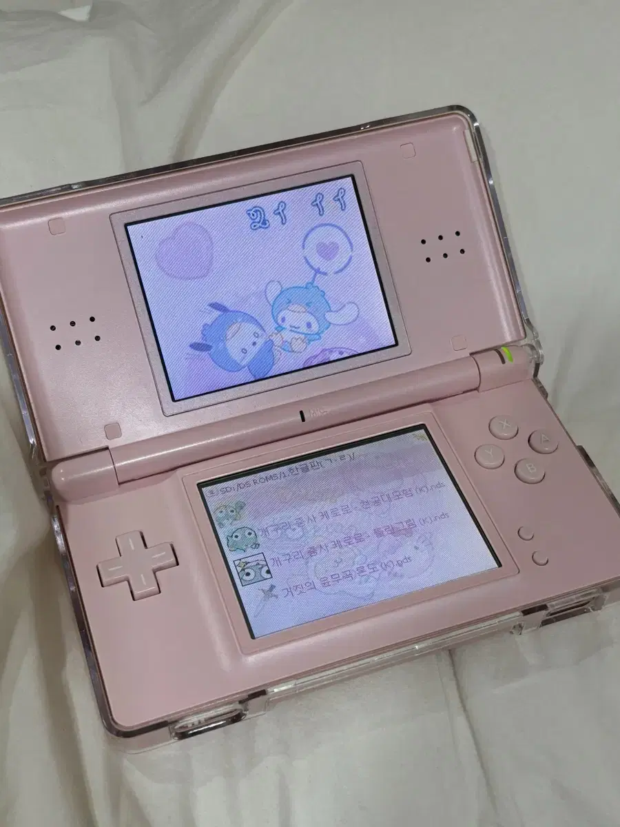 닌텐도 ds lite 핑크+칩