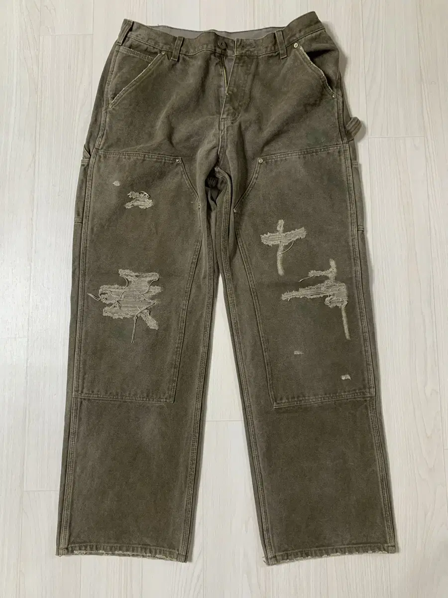 Kamiya Boro Double Knee Trousers Size L Taobao Bal