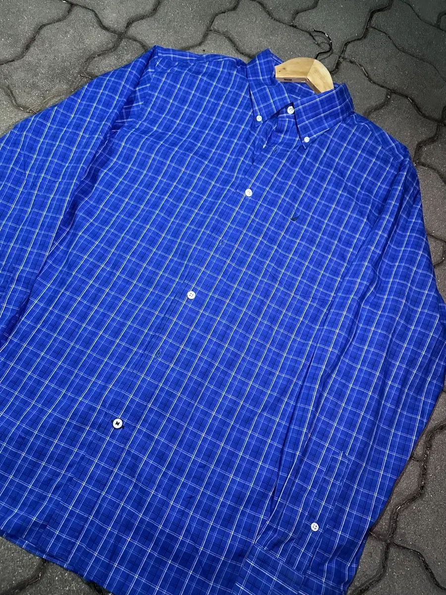 Nautica Nautica Check bloo Shirt