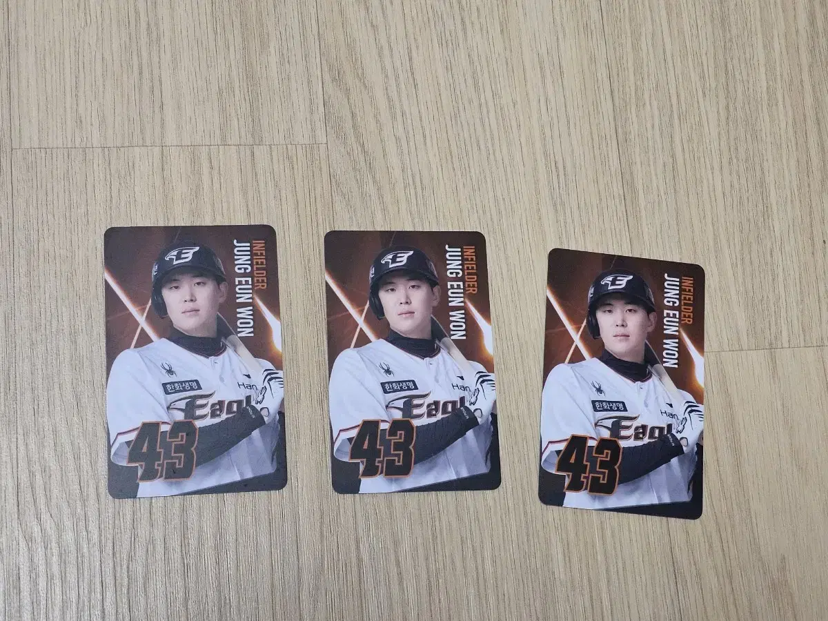 Hanwha Eagles Jung Eun-won Photo Card