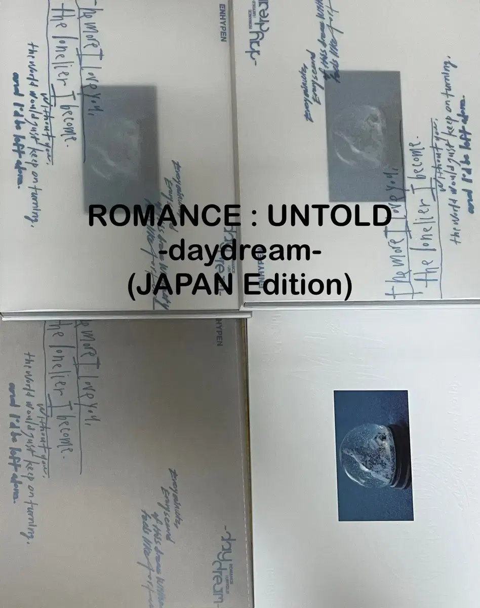 dey dream japan edition enhypen unsealed album wts enhypen album