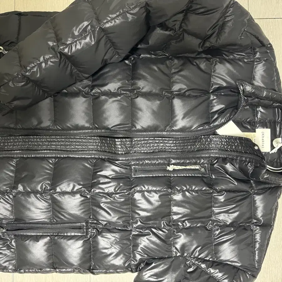 카키스 khakis camper down jacket black 경량패딩