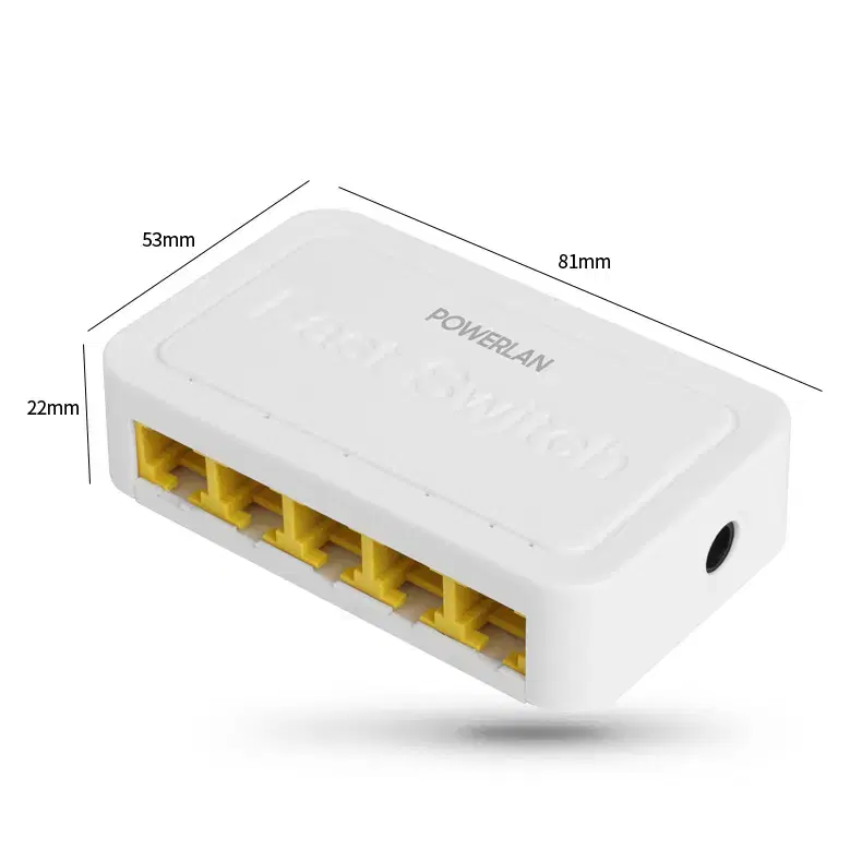 5포트 100Mbps 네트워크 확장 스위칭허브