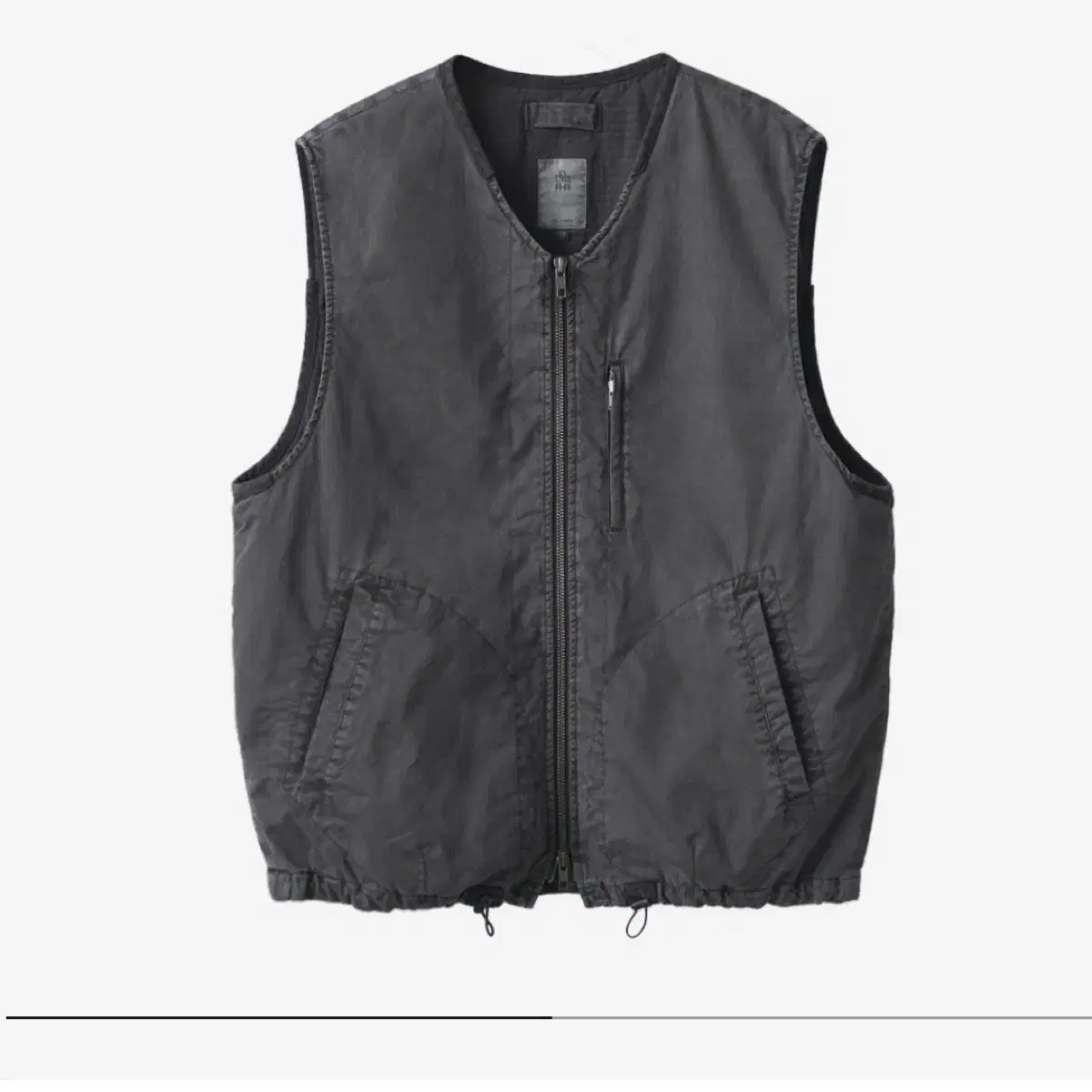 [4] Polyester Cottonvest Plum Gray