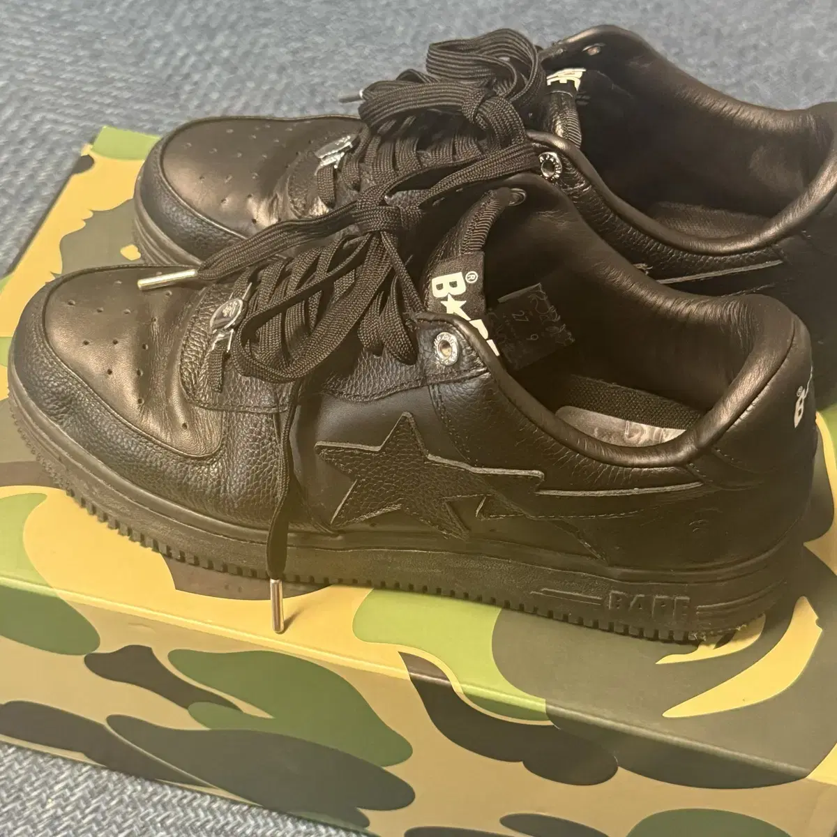 bape 베이프 베이프스타 올검 블랙 270 풀박스 (오사카 구매)