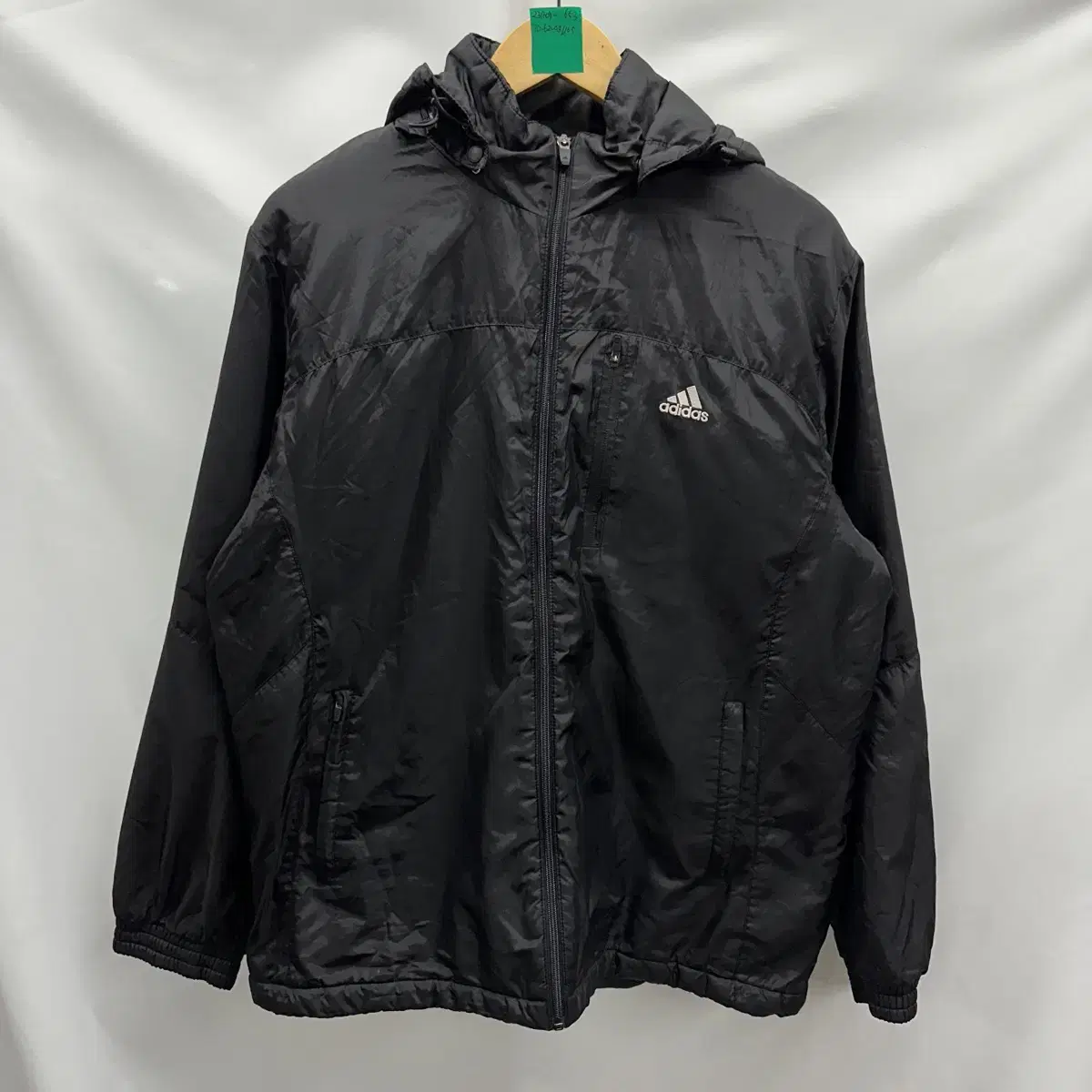 [Genuine/105] Adidas Gofcore Black Quilted Windbreaker