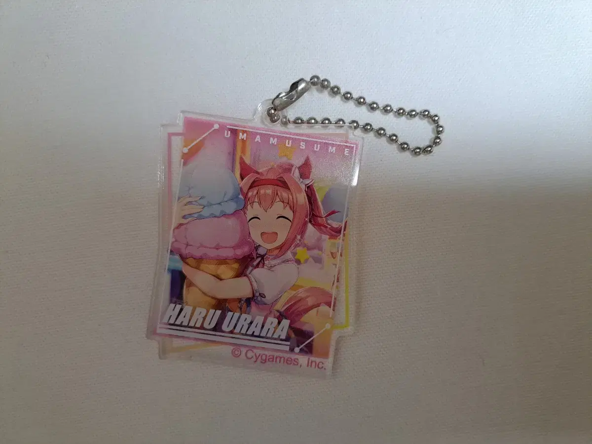 Umamusume Maldal Haruurara Illustrated Keychain Keyring