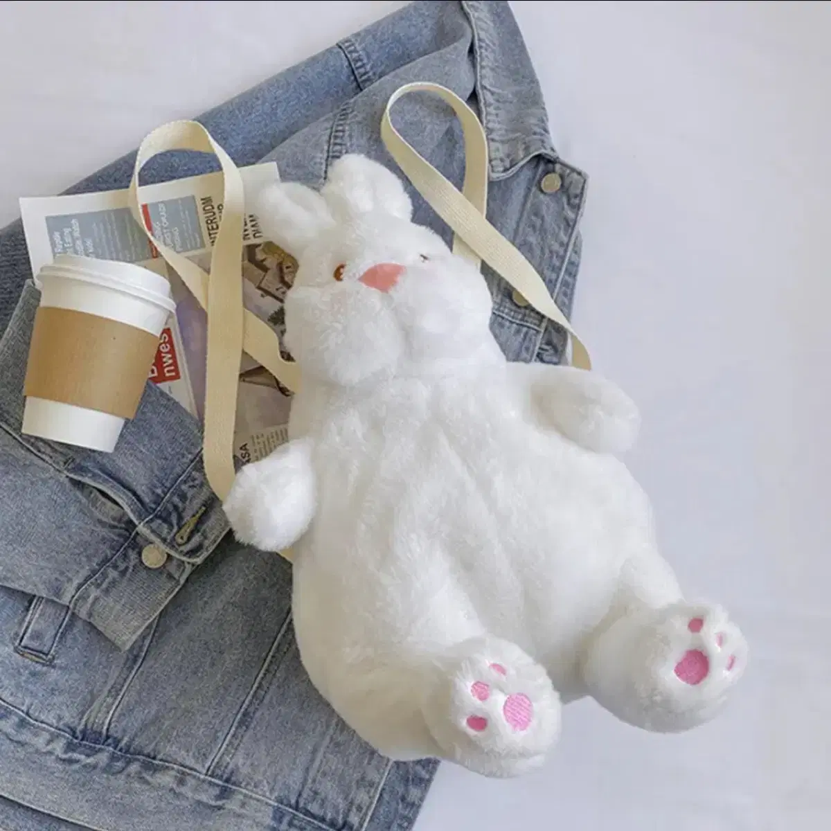 New Jeans Concept Graduation Hat + Bunny Doll Bag in Bulk