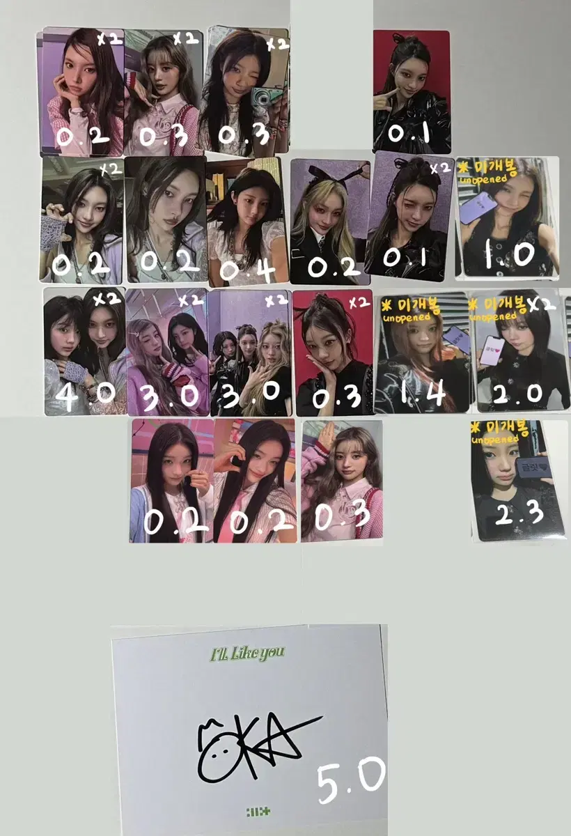 Eyelet photocard yoona min mocha wonhee iroha unreleased photocard katak youtube sign postcard