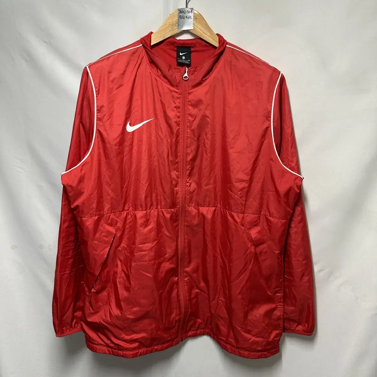 [Genuine/XL] Nike Swoosh Red Windbreaker