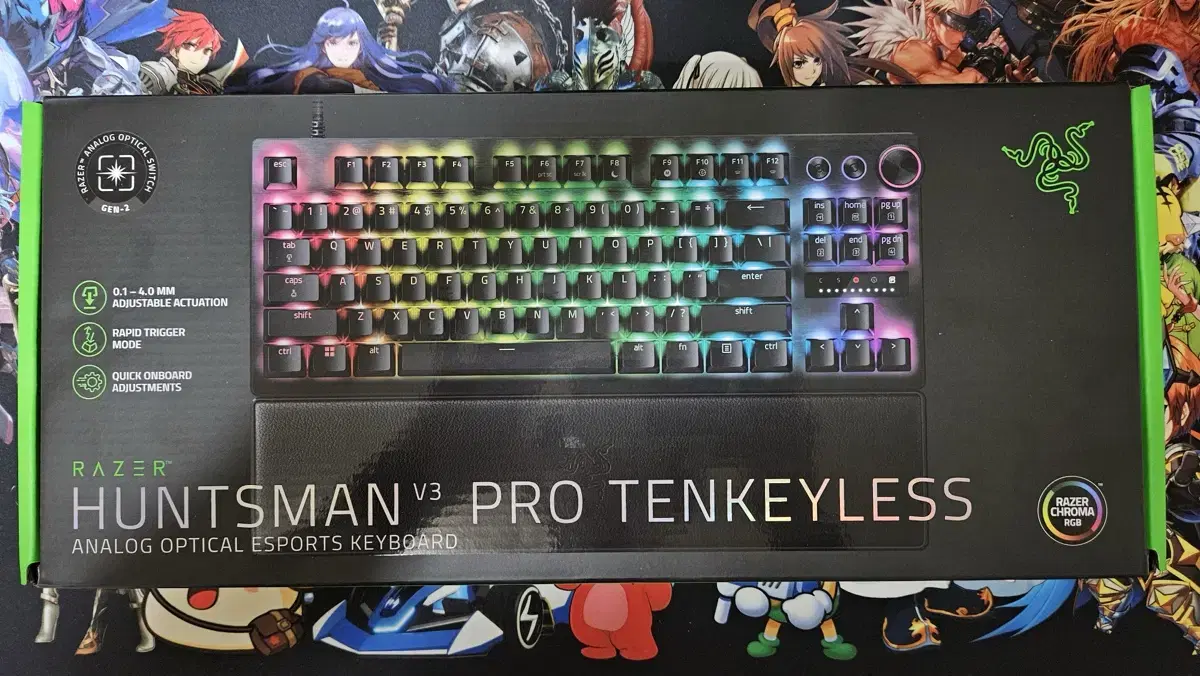 레이저 Huntsman Pro Tkl v3 팝니다(미개봉) 헌츠맨