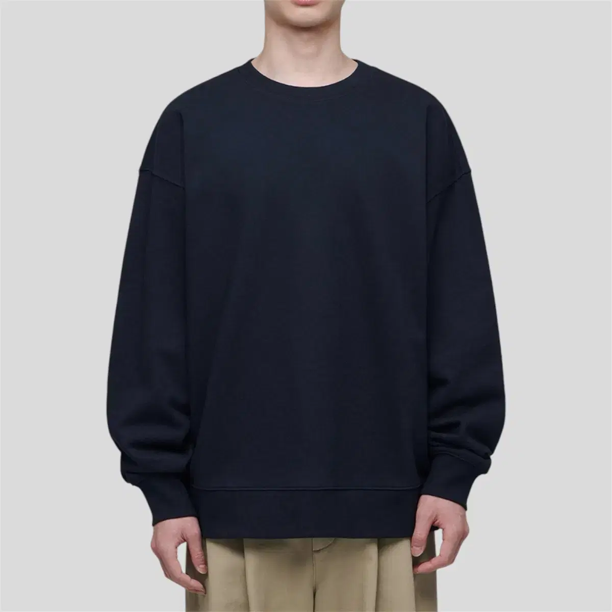 Unisex Standard Oversized Sweatshirt Man-to-Man, L