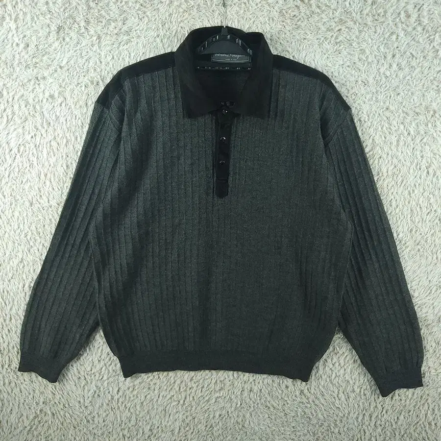 [남L]Salvatore Ferragamo Kara Neck Knit[Y4A-117]/Vintage Ren