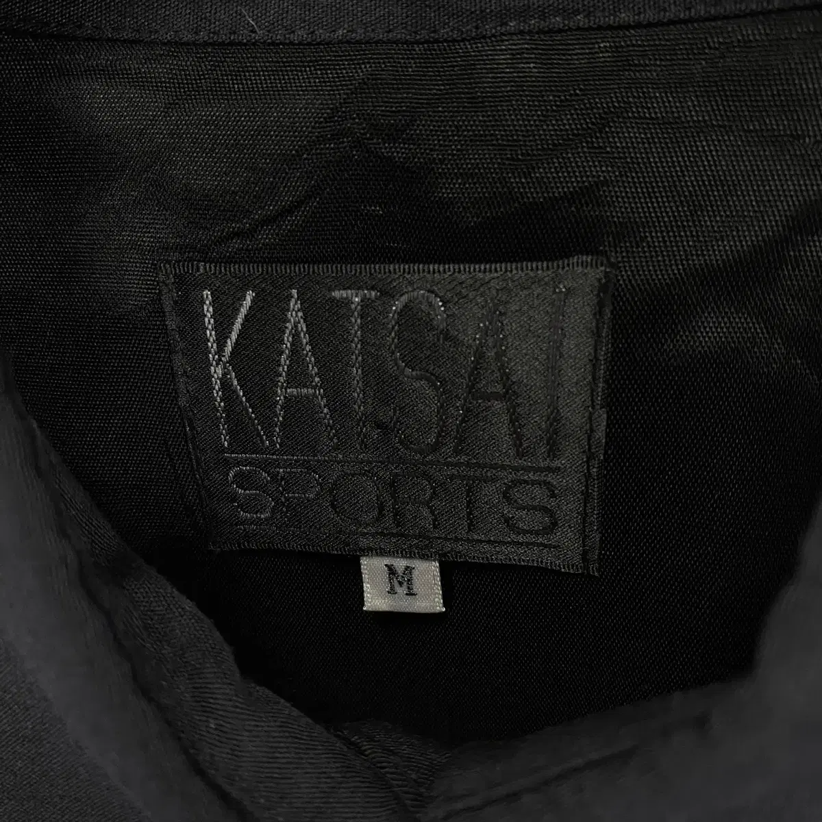 빈티지 80s KATSAI SPORTS made in USA 패턴셔츠