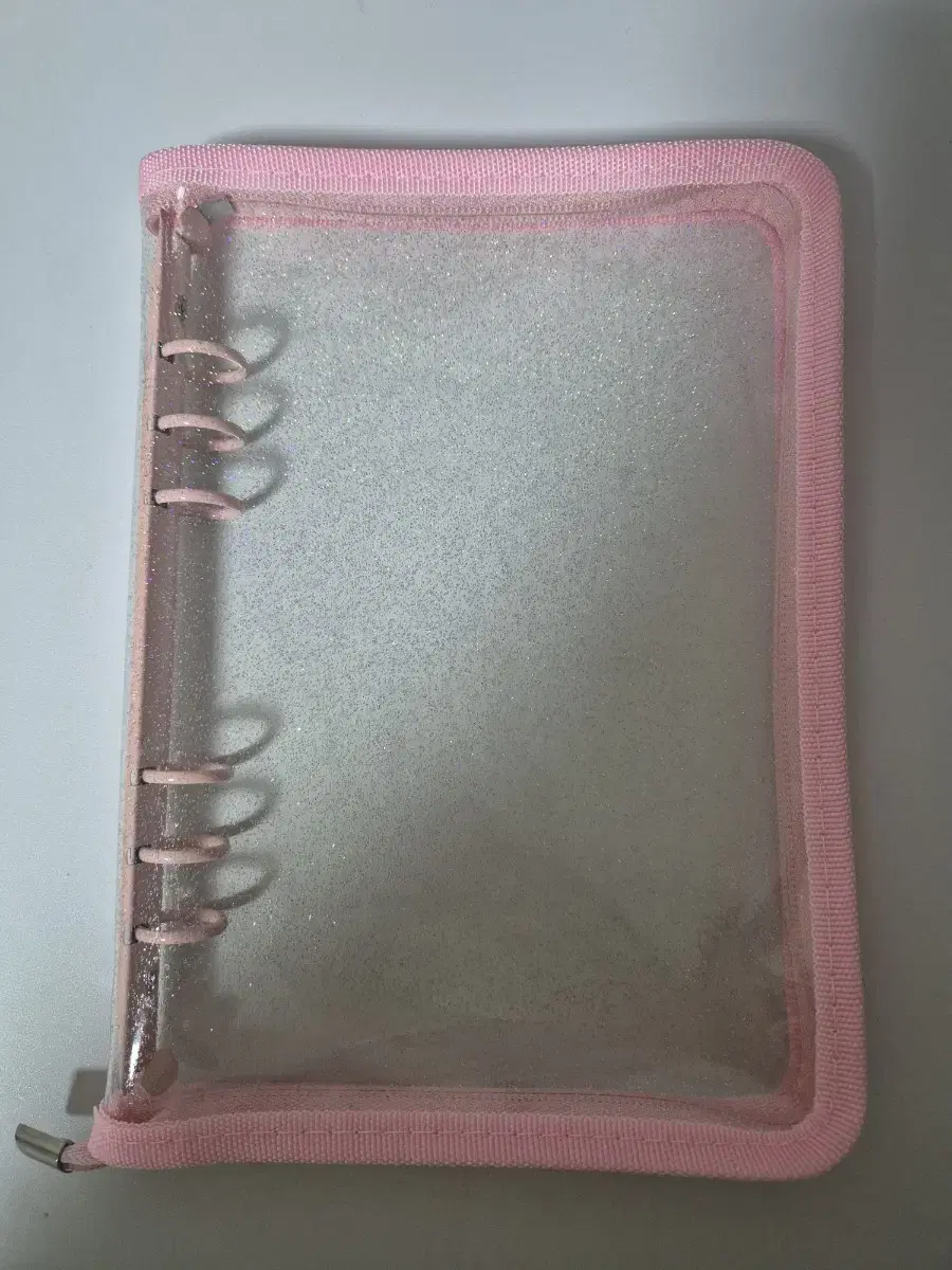 pink zipper binder wts