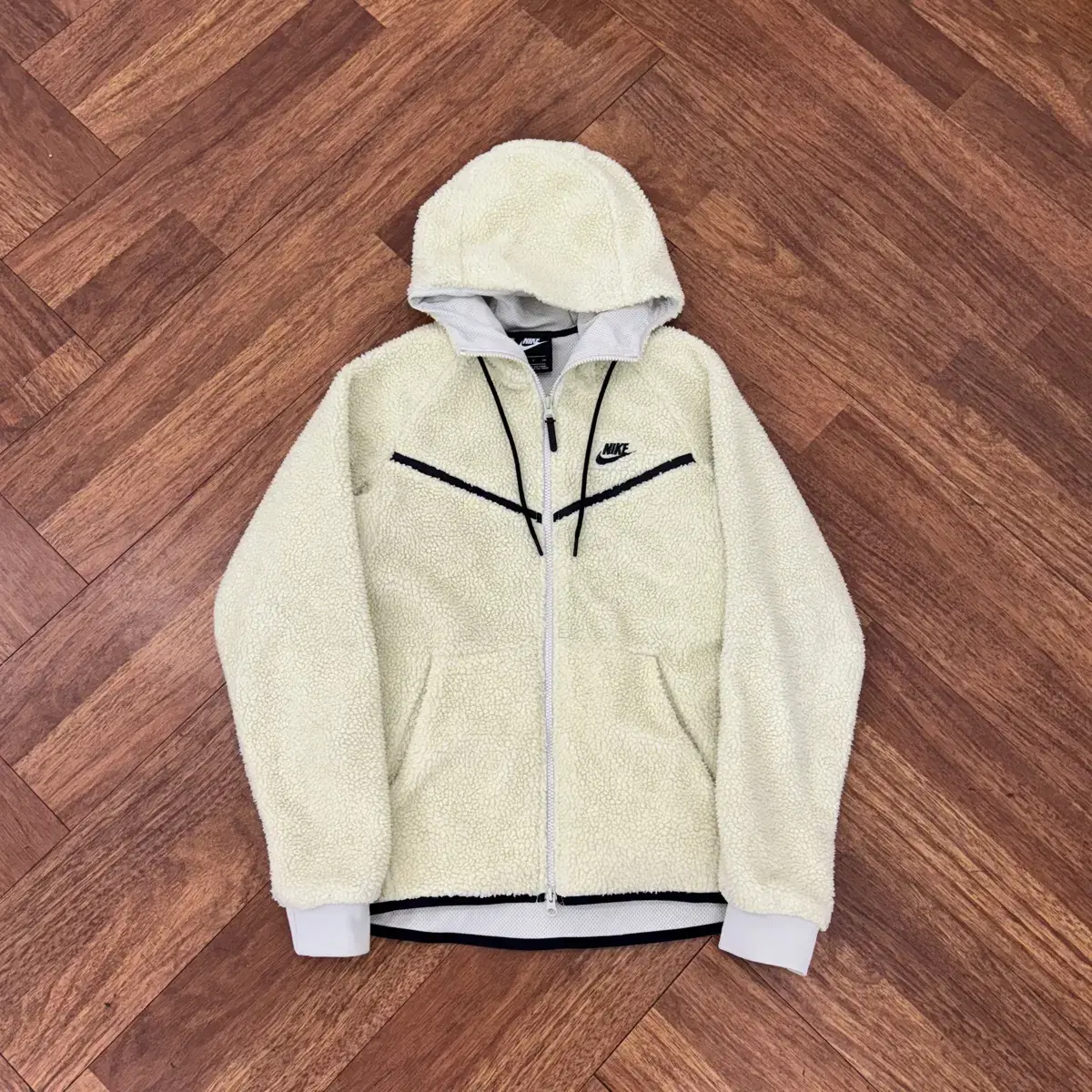 S Nike TechFleece Windrunner Sherpa Hooded Zip-up Jacket