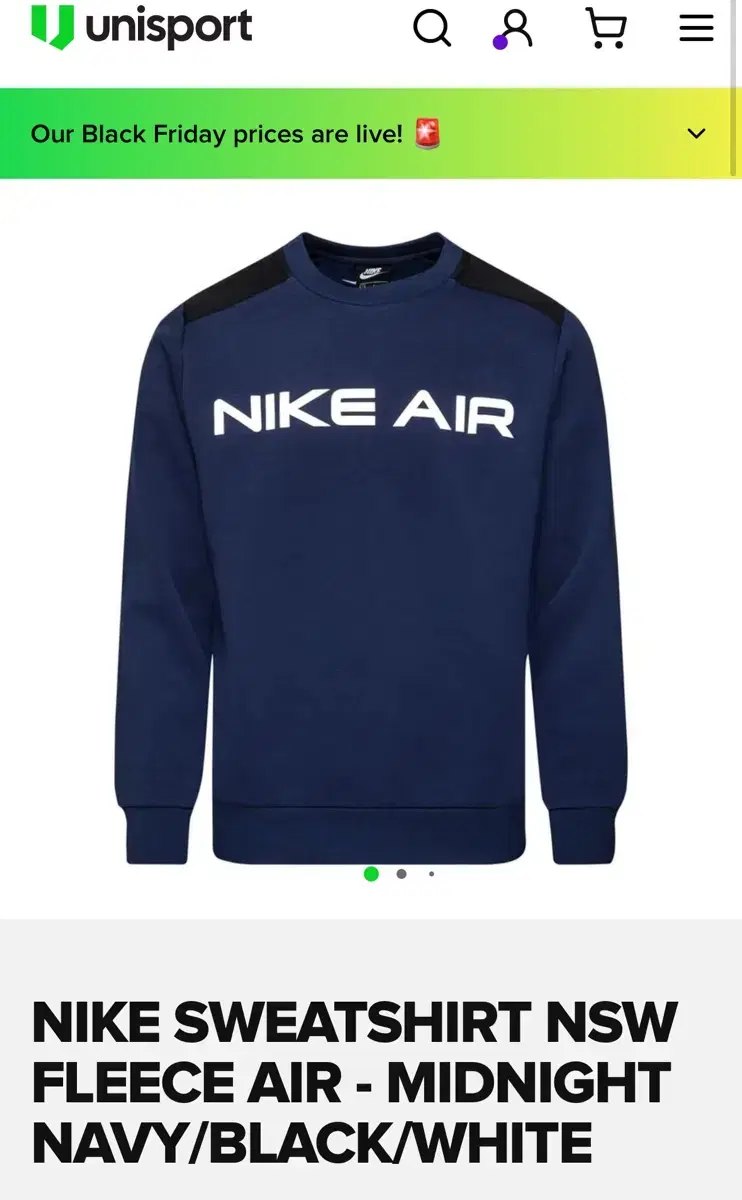 Nike Air Fleece Crew Sweatshirt