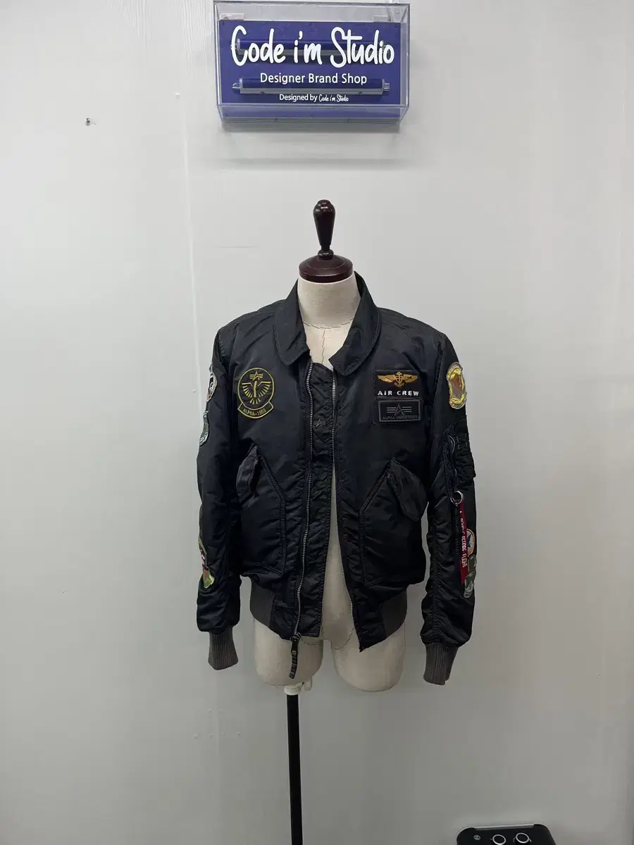 Alpine Industry Patchwork Pilot Jacket S 95-100