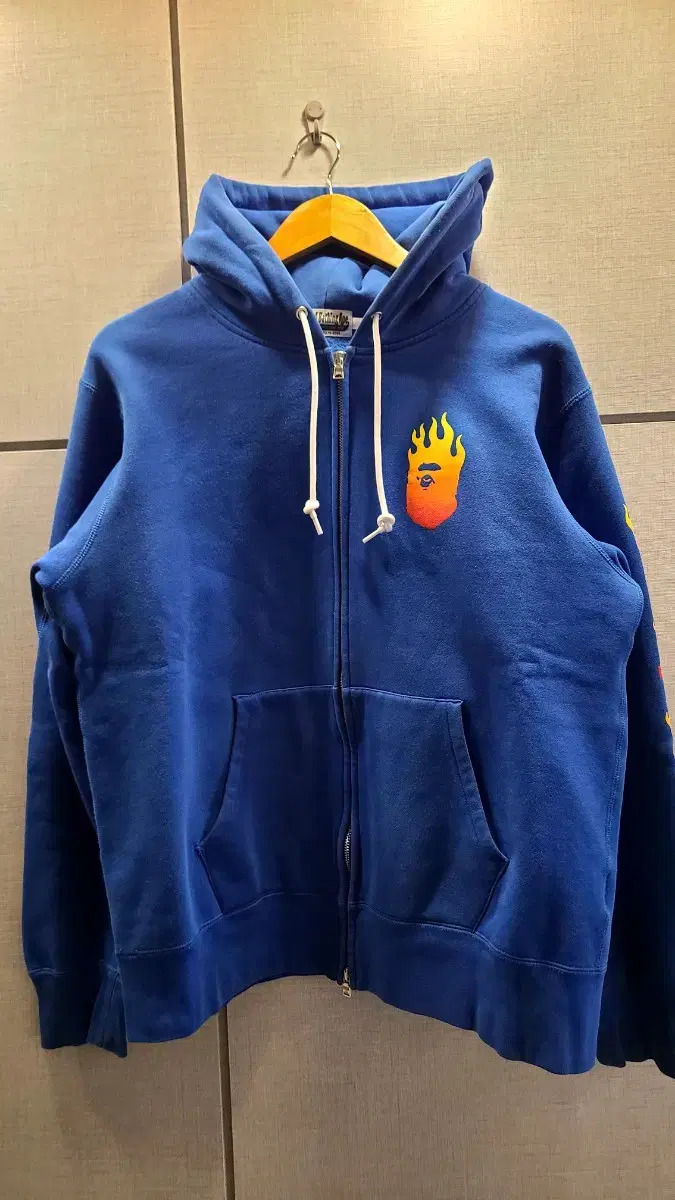 [XL] Vape Flame Saru Sideline Hoodie Zip Up