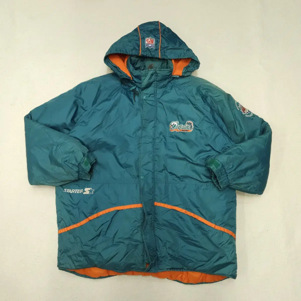 90s Starter Miami Dolphins Jacket XL