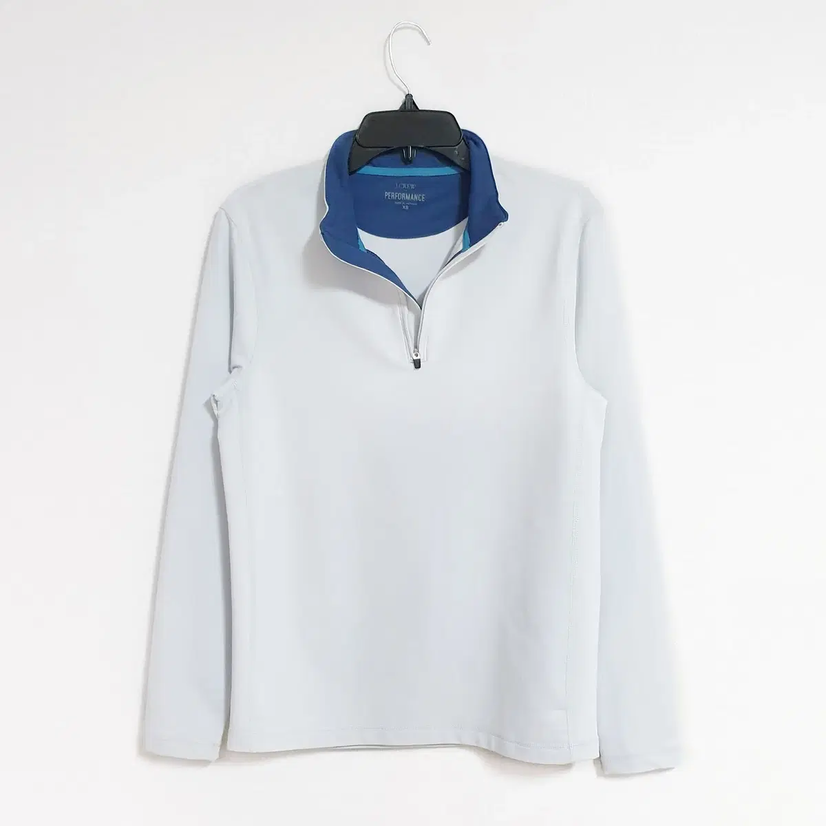 Jcrew-XS Semi-Zip Long Sleeve T-Shirt (Jcrew, Men's, Golf, Daily)