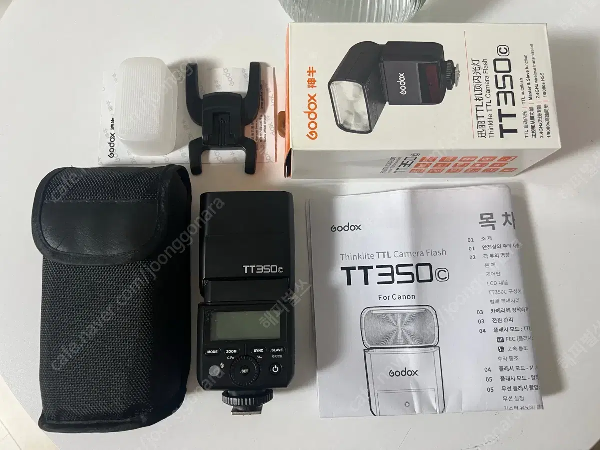 [국내as가능] 고독스 TT350c 캐논마운트 스트로보 m50