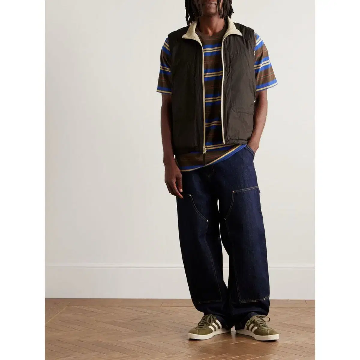 Pop Trading Company Fleece Reversible Vest