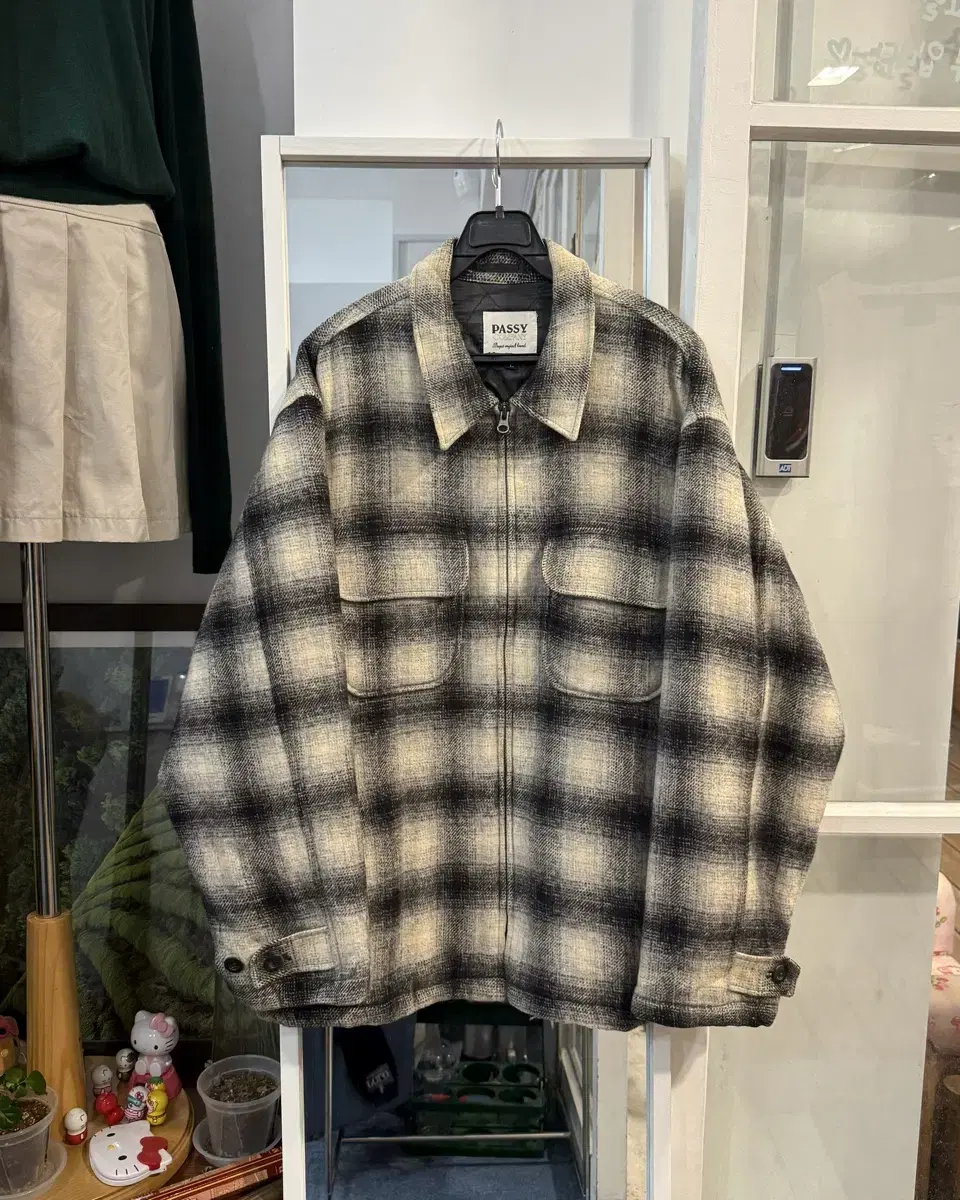 PASSY COMPANY jpn check wool jacket